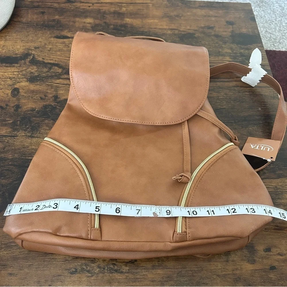 NWT Ulta Beauty Tan Women's Backpack Classic Neutral
